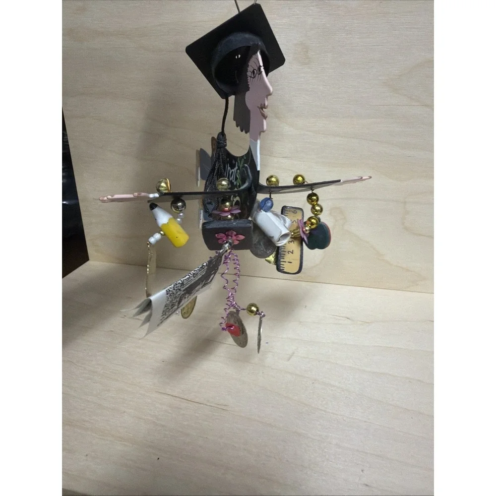 Karen‎ Rossi Silvestri Fanciful Flights GRADUATION Woman, Congrats Ornament